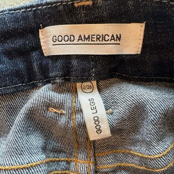 Good American Good Legs Distressed Jeans - Picture 3 of 6